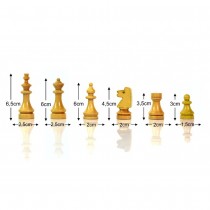 Peças para Jogo de Xadrez em Madeira Rei 6cm - Botticelli 