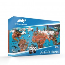 Quebra-Cabeça 1000 peças - Planeta Animal - Pais e Filhos