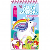 Aqua Book: Unicórnio - Livro Infantil interativo de colorir - Blu Editora