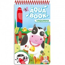 Aqua Book: Vaquinha - Livro Infantil interativo de colorir - Blu Editora