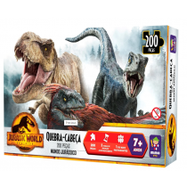 Quebra Cabeça 200 peças - Jurassic World - Mundo Jurassico - Mimo Toys