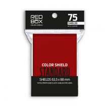 Sleeve Color Shield Vermelho 63,5x88mm - RedBox