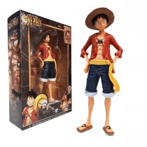Boneco Monkey D. Luffy One Piece Anime Action Figure Brinquedo Não Articulado Colecionável
