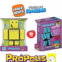 Boneco Própolis Turma do Problems - Grande - 35cm - Minecraft - Algazarra 