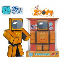 Boneco Zoom Turma do Problems - Pequeno - 25cm - Minecraft - Algazarra 