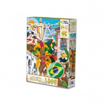 Quebra-Cabeça 1000 peças  Brasilidade As Maravilhas Do Brasil - Pais e Filhos