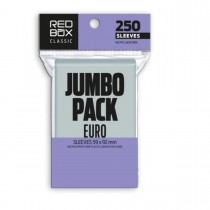 Sleeve Jumbo Pack: Euro 59x92mm - Redbox