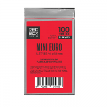 Sleeve Cristal: Mini Euro 44x68mm - Redbox