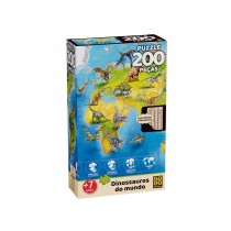 Puzzle 200 peças Dinossauros do Mundo - Grow