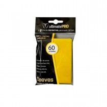 Sleeves Small 61x 88mm para YuGiOh  c/ 60  Amarelo - Ultimate Pro
