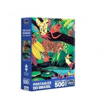 Quebra - Cabeça 500 peças - Postais do Brasil - Natureza - Toyster