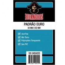 Sleeves: Protetor de Cartas PADRÃO EURO (59x92) - Bucaneiros