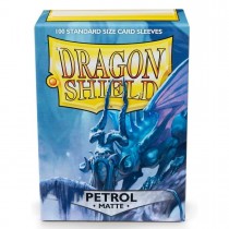 Dragon Shield Matte Petrol 100 Sleeves Standard Size (AT11020) - Central