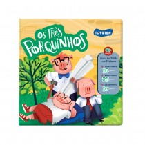 Livro Infantil Brinquedo - Os Três Porquinhos - Toyster