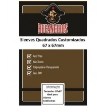 Sleeves Customizado Para - Gizmos e Codinomes 67 x 67mm - Bucaneiros