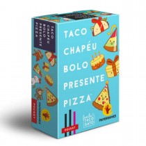Taco Chapéu Bolo Presente Pizza - Jogo de Cartas - Papergames
