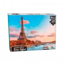 Quebra-Cabeça 1000 peças Torre Eiffel - Pais e Filhos