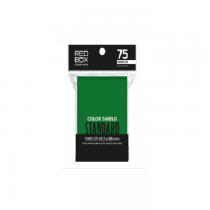 Sleeve Color Shield Verde 63,5x88mm - RedBox