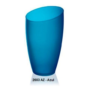 Vaso Diagonal Azul - Luvidarte