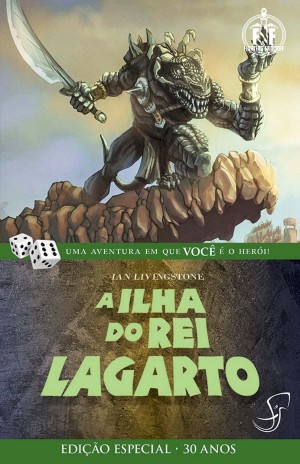 A Ilha do Rei Lagarto - Livro-Jogo Fighting Fantasy - Jambô
