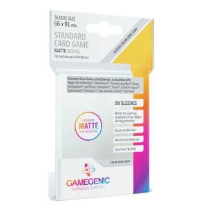 Gamegenic: Matte Standard Card Game Sleeves 66x91mm (GMG103) - Galápagos