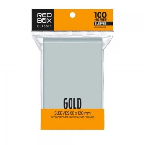 Sleeve Classic: Gold 80x120mm - Redbox