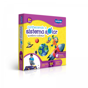Quebra-Cabeça 120 peças Conhecendo o Sistema Solar - Toyster 