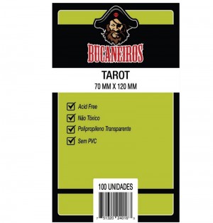 Sleeves: Protetor de Cartas TAROT (70x120) - Bucaneiros